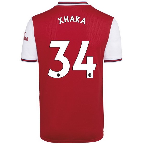 Camiseta Arsenal NO.34 Xhaka 1ª Kit 2019 2020 Rojo
